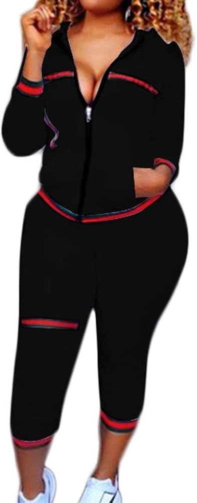 Mujer Traje Deportivo Manga Larga Cremallera Abrigo Y Los ...