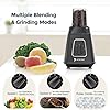 Hosome Blender, Smoothie Blender Multi-Speed, 6 Stainless Steel Blades, 3 BPA-Free Tritan Portable Bottles, Anti-Slip Base for Fruit, Vegetable, Smoothie, Juices, Baby Food, Ice Cube, Coffee Beans