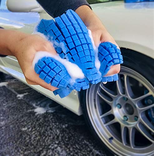Car Sponges, 3 Packs Car Wash Sponges,Cleaning Sponge, Car Sponges For Washing, Washing Windows And Anti Scratch Technology,Perfect For Wheels, Windscreen & Bodywork For Car Cleaning