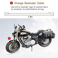 Disc Lock Alarm Motorcycle Alarm Padlock with 110db