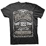 Vintage Aged To Perfection 1955 - Distressed Print - 61st Birthday Gift T-shirt