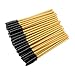100 Pack Mascara Wands Bulk Disposable Eyelash Brushes Lash Extensions Makeup Applicator Tool Set, Gold/Black