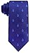 Fleur De Lis Ties for Men - Woven Necktie - Navy Blue