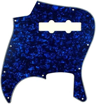JB Style Pickguard Jazz Electric Bass Guitar Pick Guard Replacement Blue Shell