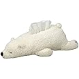 CHOOLD Super Soft Plush Polar Bear Tissue Box Cover Cute Paper Holder Napkin Box for Car Home Bathroom Kitchen Office(White Brown Pink)