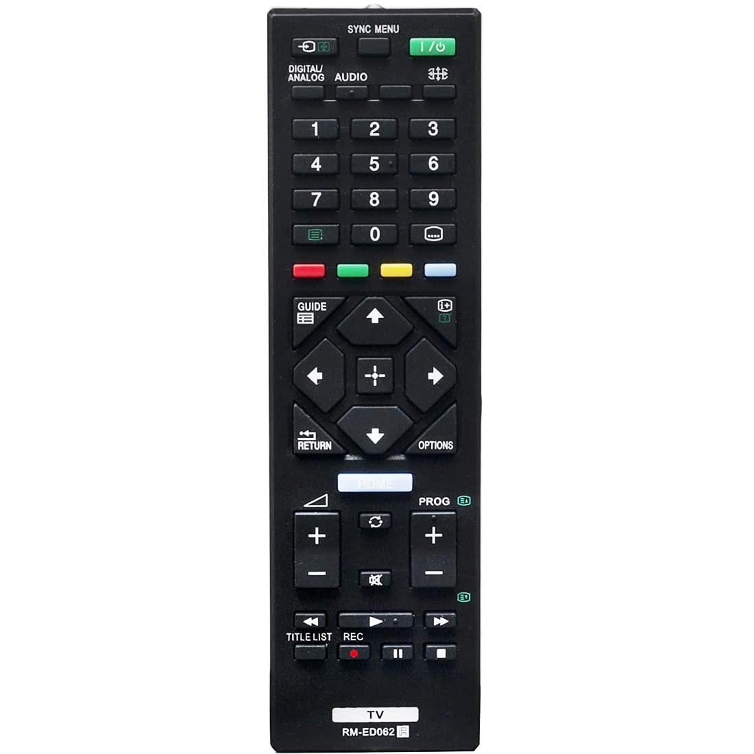 ALLIMITY RM-ED062 Remote Control Replacement for Sony Bravia TV KDL-32R423A KDL-32R503C KDL-32RE400 KDL-40R450C KDL-48R483B KDL-32R400A KDL-32R415B KDL-40R353C KDL-40R455C KDL-40R483B