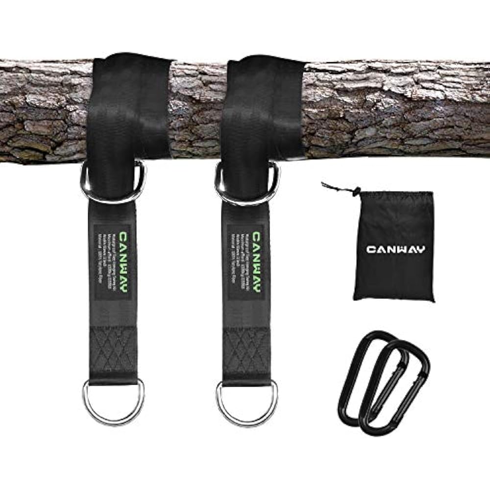 Set Of 2 Tree Swing Straps Hanging Kit Holds Max 2640 LB With Two Heavy Duty " eBay