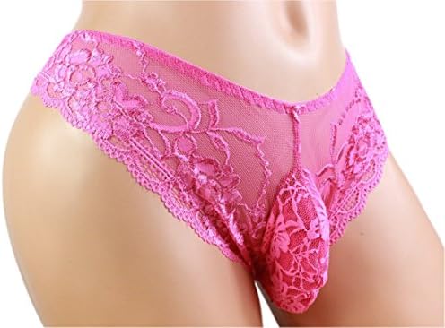 sissy pouch panties men's sexy lace bikini briefs sexy for men size 37"-48"