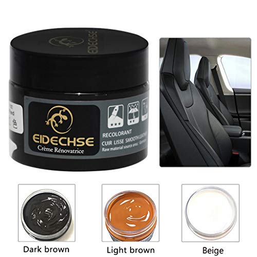Leather Repair Cream Color Repair Paste Shoe Cream Leather Polish Coloring Agent Stain Wax,Heals & Restores Dry, Cracked, Scratched Leather | All-Natural, Non-Toxic (A) - Thumbnail 3