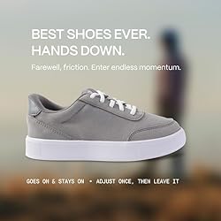 Kizik Kids, Prague Granite Gray, Hands Free Slip on