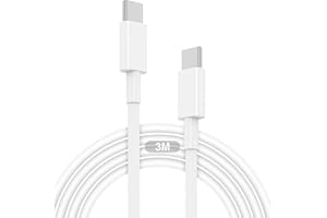 Long USB C to Type C Charger Cable 10ft, 10 Foot USB-C to C Fast Charging Power Cord 10 feet for Apple iPhone air/17/16/16e/1