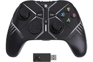 Wireless Gaming Controllers for Xbox Controller Wireless, Hall Effect Controller Ergonomic Design with Battery, Black, Play o