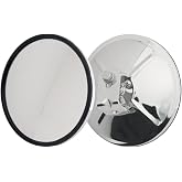 GG Grand General 33260 Chrome 6" Convex Blind Spot Mirror with "L" Bracket