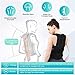 Aisprts Upper Back Support, Posture Corrector for Shoulder, Neck, Clavicle Pain Relief, Adjustable Full Back Brace (S)
