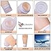 Travel Bottle Set Of 3 By KJA | 3 oz Squeezable Leak Proof Silicone Bottles BPA Free TSA Approved FDA Certified Refillable Containers For Shampoo, Lotion, Conditioner & More | With Clear Toiletry Bag