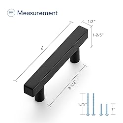 Ravinte Black Cabinet Handles 20 Pack 2-1/2 inch