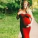 Pregnant Women Photography Clothing，Women's Elegant Fitted Boob Tube on Top Maternity Photography Dress