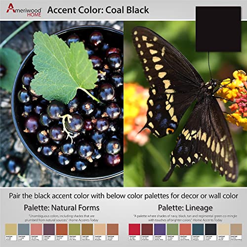 Ameriwood Home Parsons Computer Desk with Drawer, Black Pricepulse