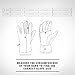 Terra Hiker Water-Resistant Microfiber Winter Ski Gloves 3M Thinsulate Insulation for Men