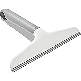 OXO Good Grips Multi-Use Squeegee with Hook | Handle with Suction Hook, Silicone Blade, Streak-Free, Ideal for Windows, Mirrors, Shower, Bathroom
