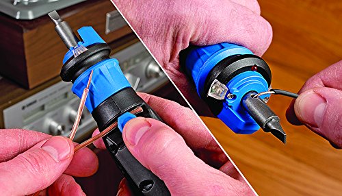 HAMMERHEAD 4V Lithium Rechargeable Screwdriver with Patented Circuit Sensor Technology and 9-Piece Bit Kit