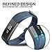 Fitbit Alta Bands,Greeninsync(TM) Smooth Finish Design Fitbit Alta Accessory Replacement Bands Small Coffee Slate Grey W Metal Clasp Unique Design Fatener for Man Women Kids