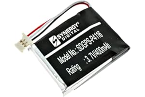 Synergy Digital GPS Battery, Compatible with Bushnell Neo Ghost 2015 GPS, (Li-Pol, 3.7V, 400mAh) Ultra High Capacity, Replacement for Bushnell AE542730P Battery