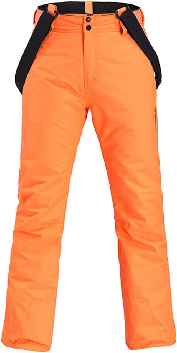 Men Winter Warm Outdoor Mountain Windproof Waterproof Snow Snowboard Bib Overall Pants Cargo Pants: Clothing