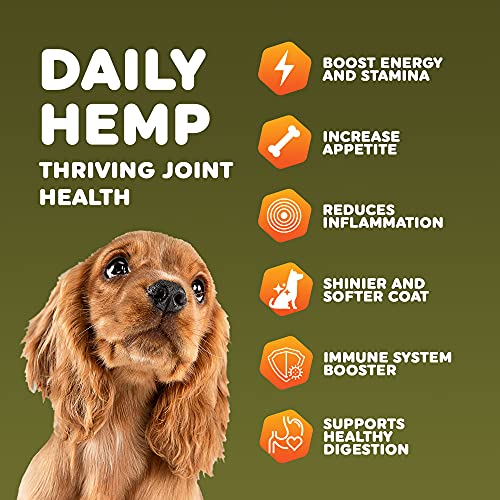Primova Advanced Dog Hip and Joint Supplement with Hemp Oil, Turmeric