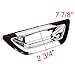 Combo Direct Fit 2014 2015 2016 Nissan X-Trail(T32)/ Rogue Chrome Rear Fog Lamp Brake Light + Back Door Handle Bowl Cover Trim