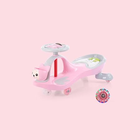 Amazon おもちゃに乗って Wiggleの車に乗って 男の子と女の子のためのおもちゃに乗る 漫画 ピンク Color Pink 乗用玩具 おもちゃ