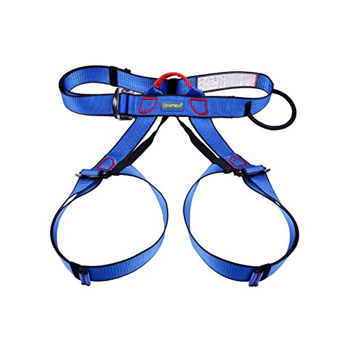 Susada Harness Seat Belts Sitting Safety Outdoor Rock Climbing Rappelling Tool with Bag (Blue)