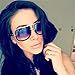 Dollger Oversized Square Aviator Sunglasses for Men Pilot Shades Gold Frame Retro Sun Glasses