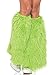 Leg Avenue Women's Furry Leg Warmers, Neon Green, One Size