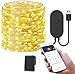 MINGER USB String Light, 33 Feet Fairy Lights Plug in, 100 LEDs 8 Scence Modes Waterproof with Bluetooth APP Fairy String Lights for Christmas Home Festivals Outdoor Warm White