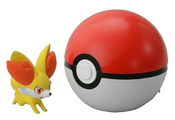 Takaratomy pokemon Monster Collection Figure B-02 Mon-Colle Monster Ball &Fennekin