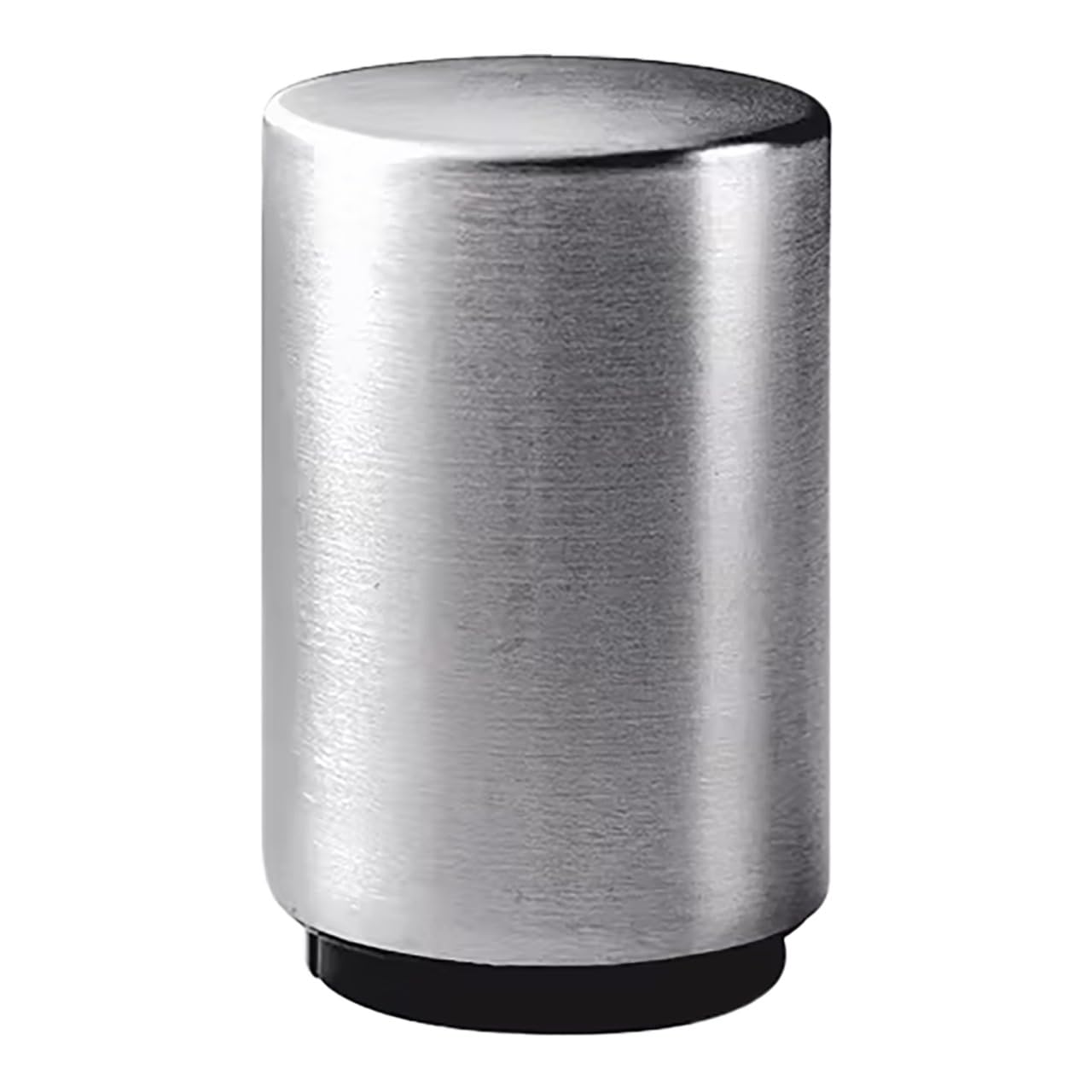 Magnetic Push Down Bottle Opener with Beer Clip, Push Down Bottle Opener - Press Down Automatic Bottle Opener for Men, Home Bar Accessories - Kitchen Gadgets, Silver