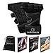 IVISPORTS Cross Training Gloves with Wrist Support for Fitness, Workout, Weightlifting with Non-Slip Silicone Padding suits both Men & Women + 3 premium Ebooks + 1 Quality transport Bag (M)