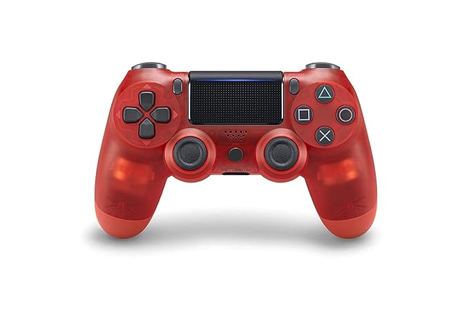 Sales Only Dualshock 4 Controller Compatible For Ps4 Fat Ps4 Slim Ps4 Pro Red Crystal Limited Stock Amazon In Computers Accessories