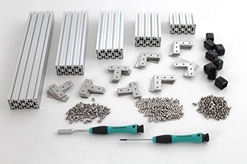 MakerBeam XL Regular Starter Kit natural including beams, brackets, nuts and bolts