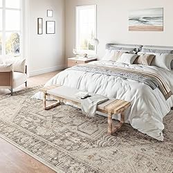 PureCozy Vintage Area Rug 6x9 Large Bedroom Rug