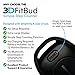 3DFitBud Simple Step Counter Walking 3D Pedometer with Lanyard, A420S (Black)