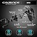 Cadence CB8 Baitcasting Reels, 6.7oz Ultra Lightweight Casting Reels,20 LB Carbon Fiber Drag Baitcasters,Super Smooth 9+1 BB,Stronger Aluminum Body Durable Baitcast Fishing Reel Low Profile High Value