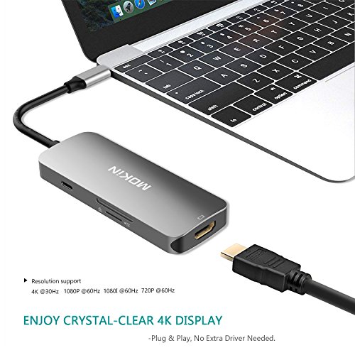 2 Adapter+MacBook+MicroSD+2+Ports+Pass+Through
