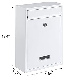 KYODOLED Key Lock MailBoxes for Outside, Locking