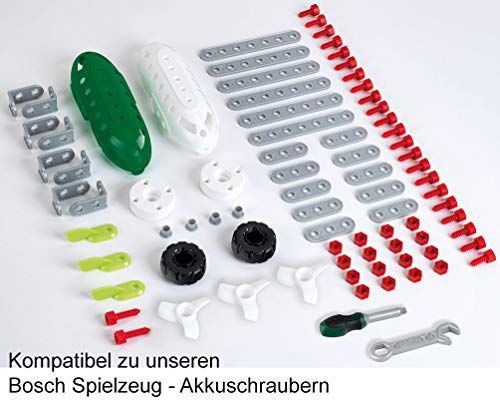 Theo Klein 8790 Bosch 3-in-1 Aircraft Team Construction Set I for Building Different Aircraft I with Construction Plans… – Bild 3