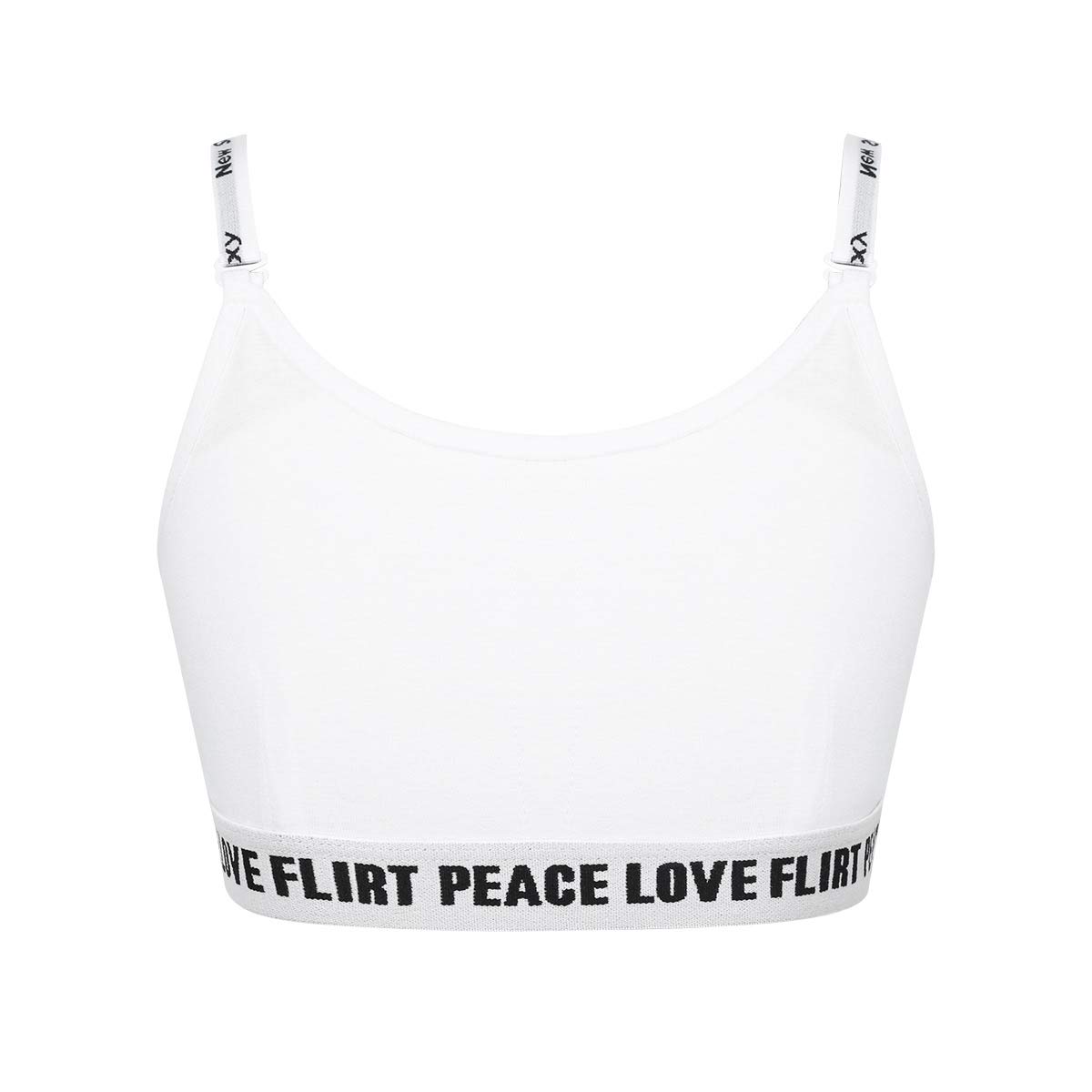 TiaoBug Mädchen Bustier Ohne Bügel - Sport BH Für Tanz & Gymnastik
