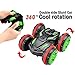 AHAHOO RC Car Amphibious Waterproof Stunt Remote Vehicle 2.4GHz 4WD Off Road Radio Controlled Truck, Double-Side, 360 Degree Sp, Red