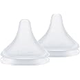 NUK Perfect Match Slow Flow Soft Silicone Nipple with Anti-Colic Vent, 2 Pack, BPA Free