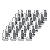 DPAccessories D3115-HT-2305/24 24 Chrome 12x1.25 Closed End Bulge Acorn Lug Nuts - Cone Seat - 19mm Hex Wheel Lug Nut